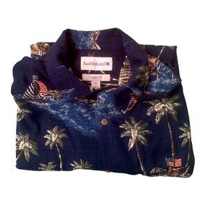 Saddlebred Men's Button-down Shirt SZ XL pre-owned